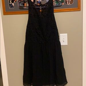 Black dress lace boddess